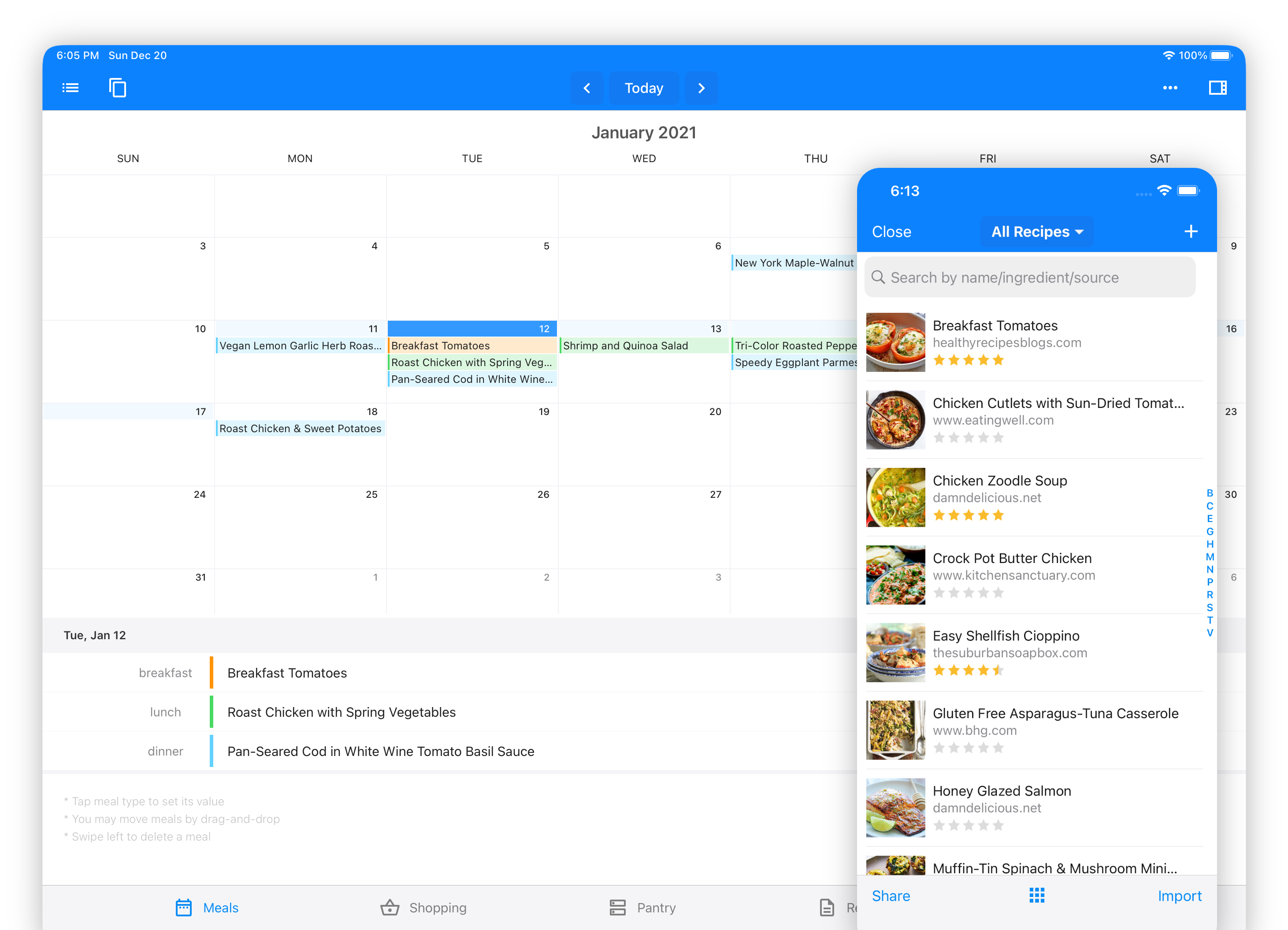 Mealboard | Meal Planning Apps | Beanstalk Single Mums